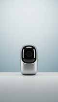Glass-panel security camera discreet mount