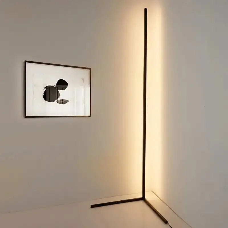 Smart Led Living Room Floor Lamp Rgb Corner Floor Lamp Music Synchronization Application Program Control Suit for Living Room