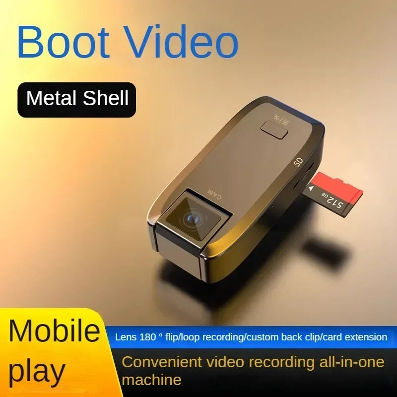 1080P Mini Metal Camera,espia Portable  Cam for Evidence Recording, Compact Design, HD Video, Discreet Surveillance Device