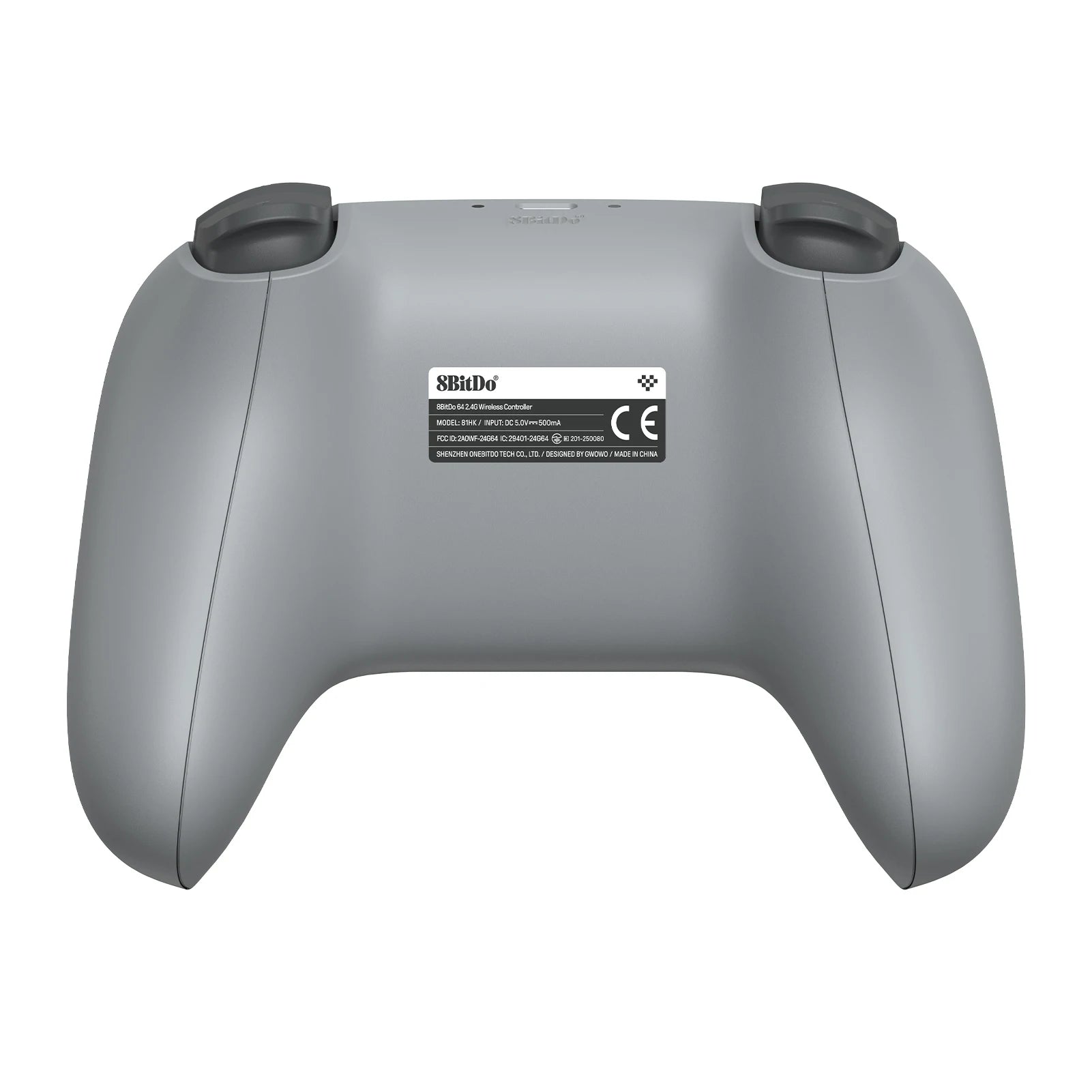 8BitDo N64 2.4G Wireless Controller for Original N64 / Analogue 3D / Windows PC, Retro Gamepad Low Latency (Grey)