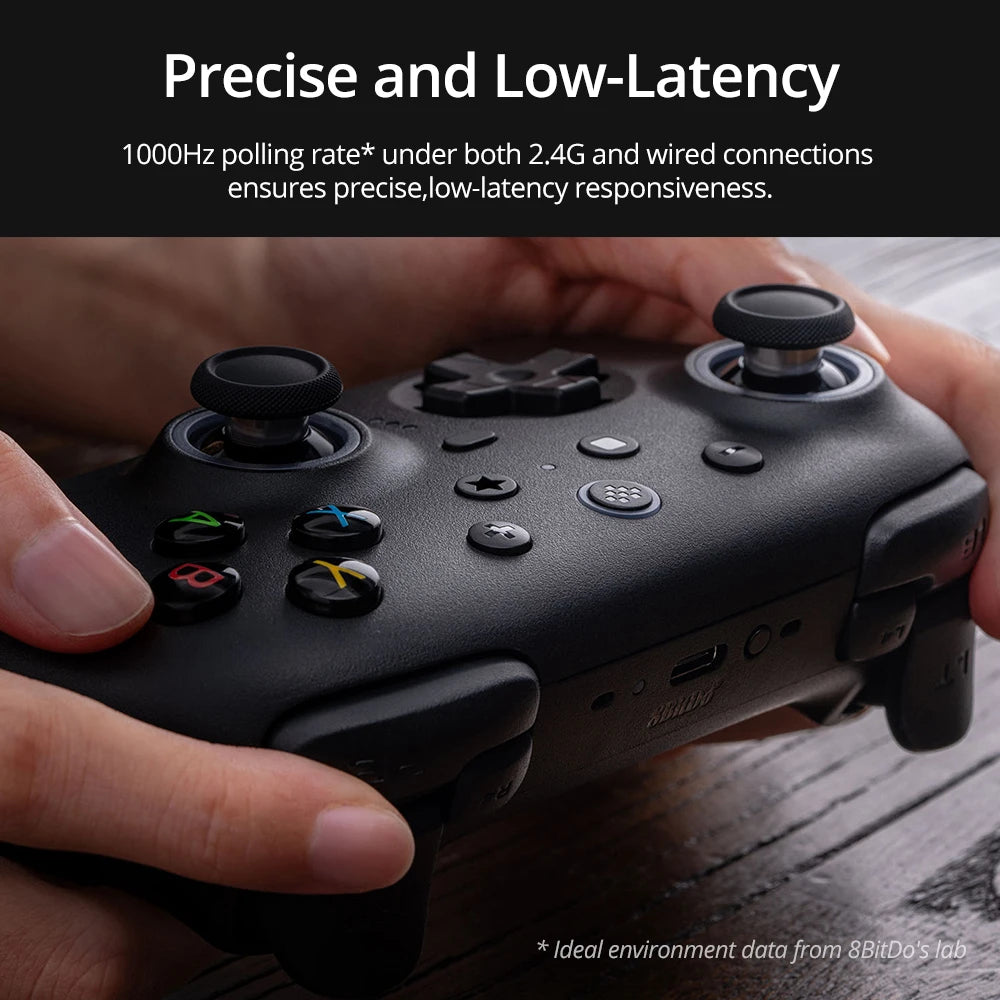 8BitDo Ultimate 2 Wireless Controller Gamepad With 8Speed Exclusive Technology TMR RGB Lighting Joysticks for PC Android