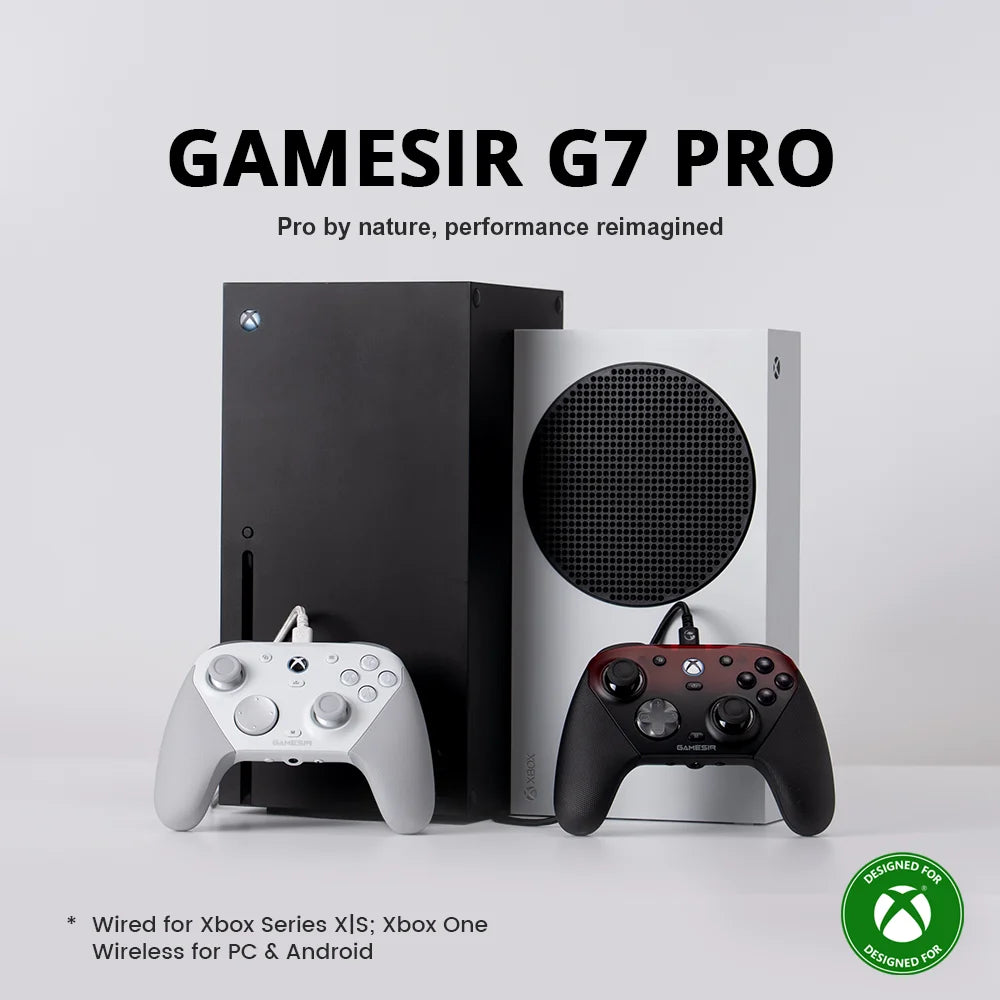 GameSir G7 Pro Wired Gamepad with Charging Dock for Xbox Series X S Xbox One PC Gaming Controller for Steam Android Gamer
