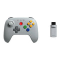 8BitDo N64 2.4G Wireless Controller for Original N64 / Analogue 3D / Windows PC, Retro Gamepad Low Latency (Grey)